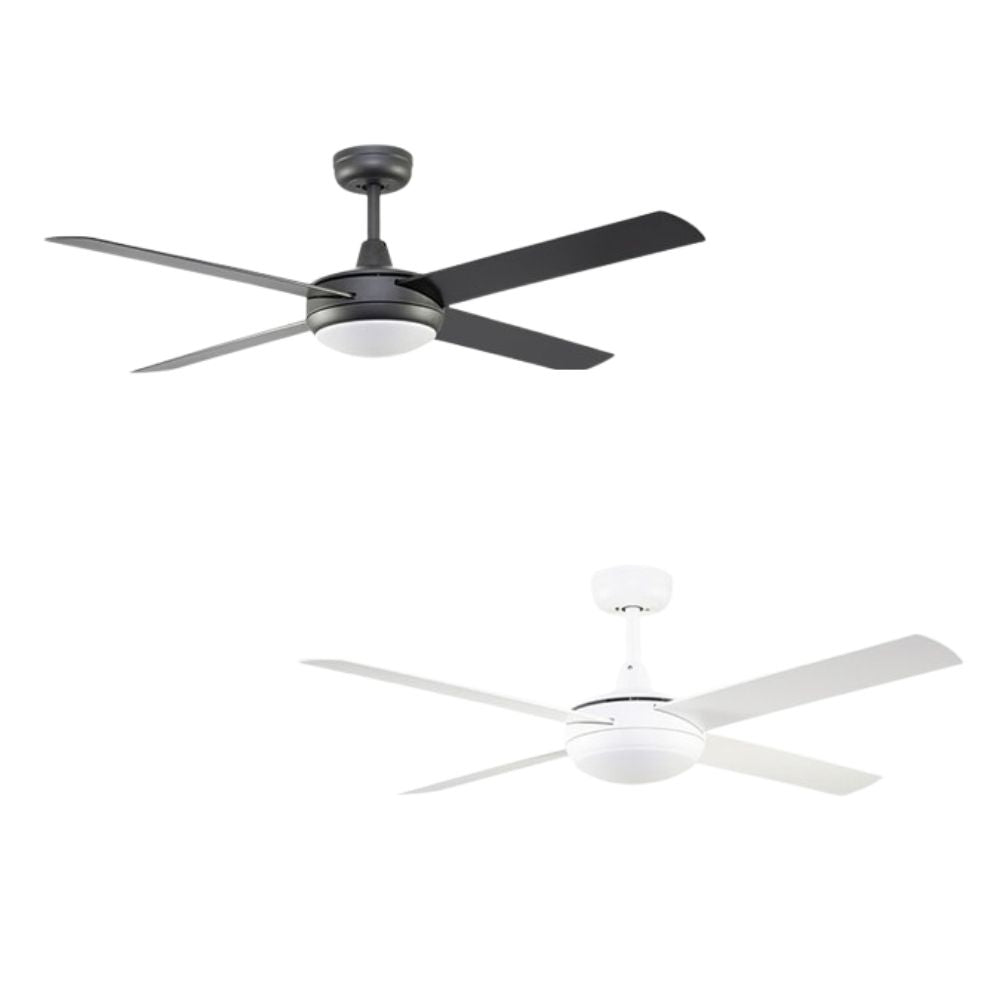 Fanco Eco Silent Deluxe - 4 Blade 52" 1320mm DC Ceiling Fan with LED Light-Fanco-Ozlighting.com.au