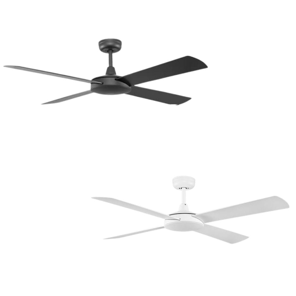 Fanco Eco Silent Deluxe - 4 Blade 56" DC Ceiling Fan with Wall Control and Remote/SMART-Fanco-Ozlighting.com.au