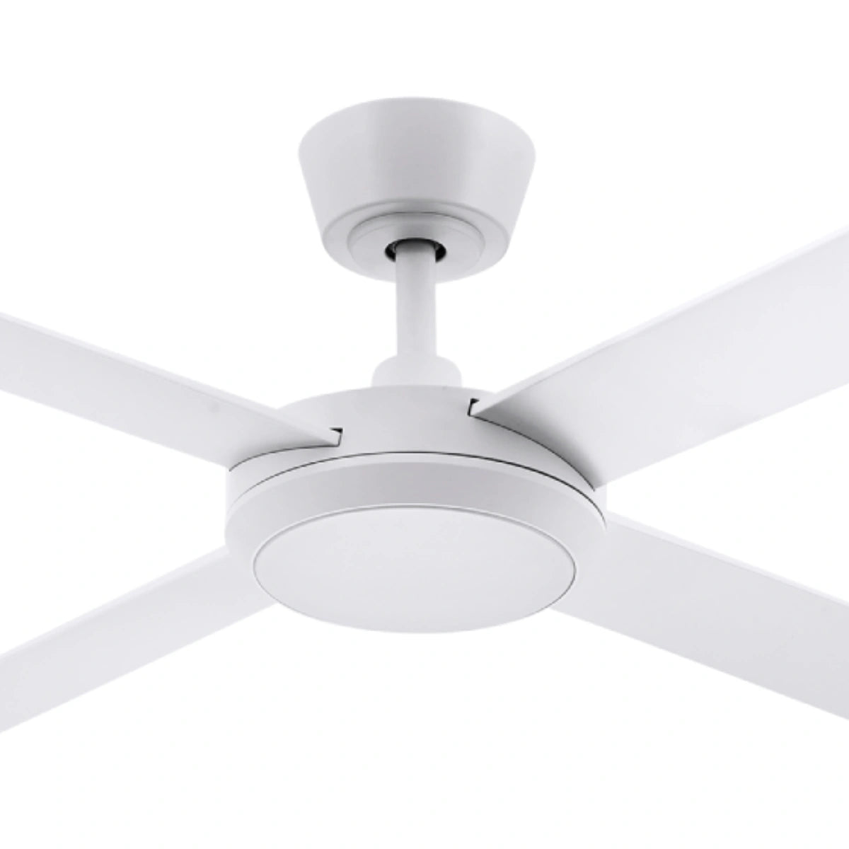 Fanco Eco Silent Pro DC Ceiling Fan - CCT LED Light, White 52″-Fanco-Ozlighting.com.au