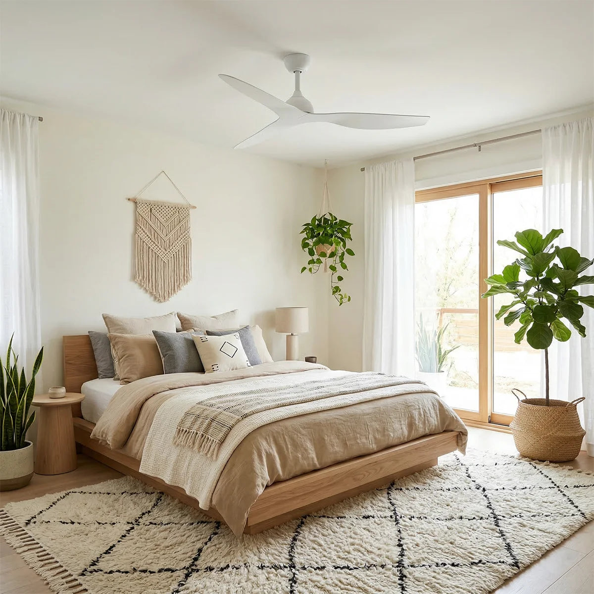 Fanco Eco Style DC Ceiling Fan - White 52″-Fanco-Ozlighting.com.au