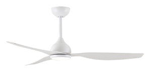 Fanco Eco Style v2 DC - 52'' (132cm) - White (M) - White (B) - CCT LED-Fanco-Ozlighting.com.au