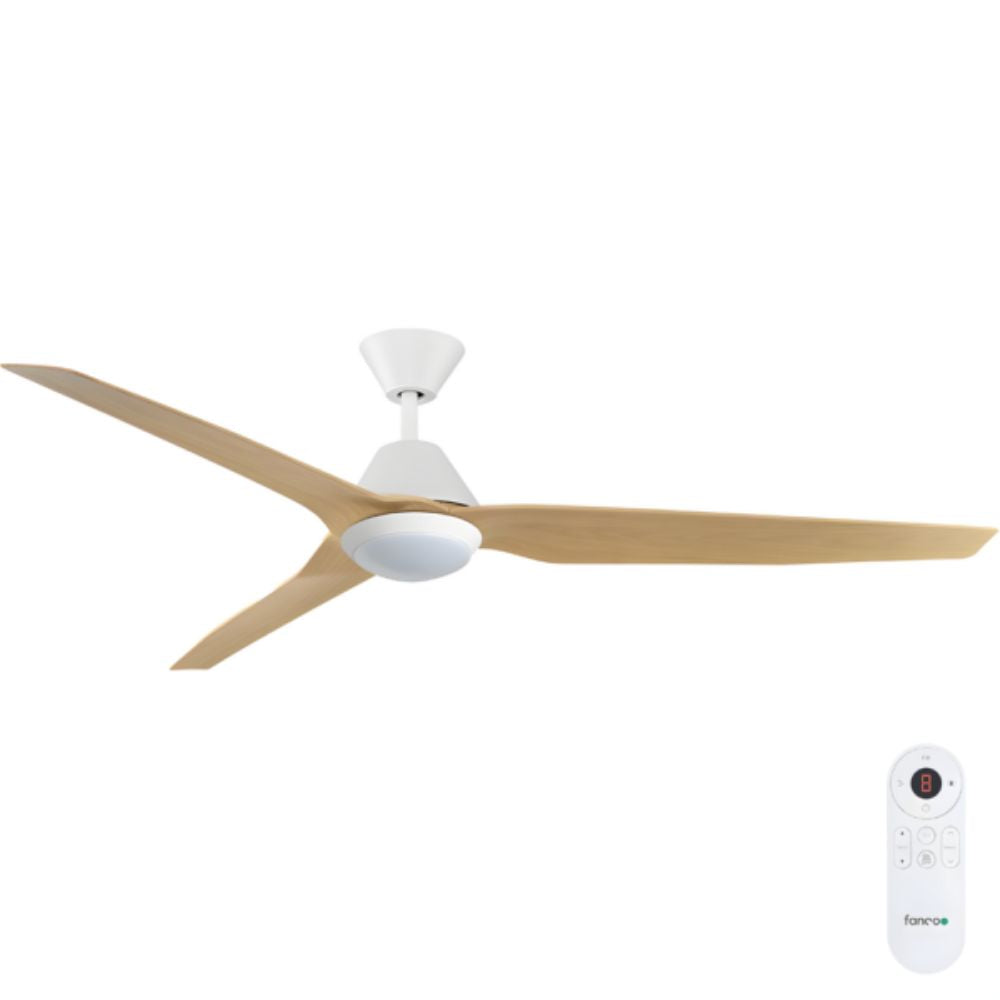 Fanco INFINITY-ID - 3 Blade 64" 1620mm DC Ceiling Fan with LED Light-Fanco-Ozlighting.com.au