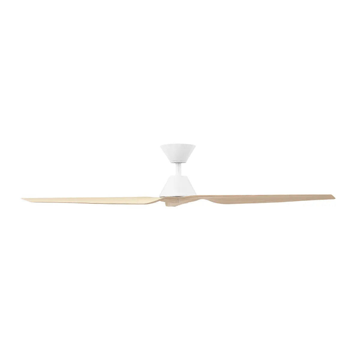 Fanco Infinity-iD DC Ceiling Fan - White with Beechwood Blades 60″-Fanco-Ozlighting.com.au