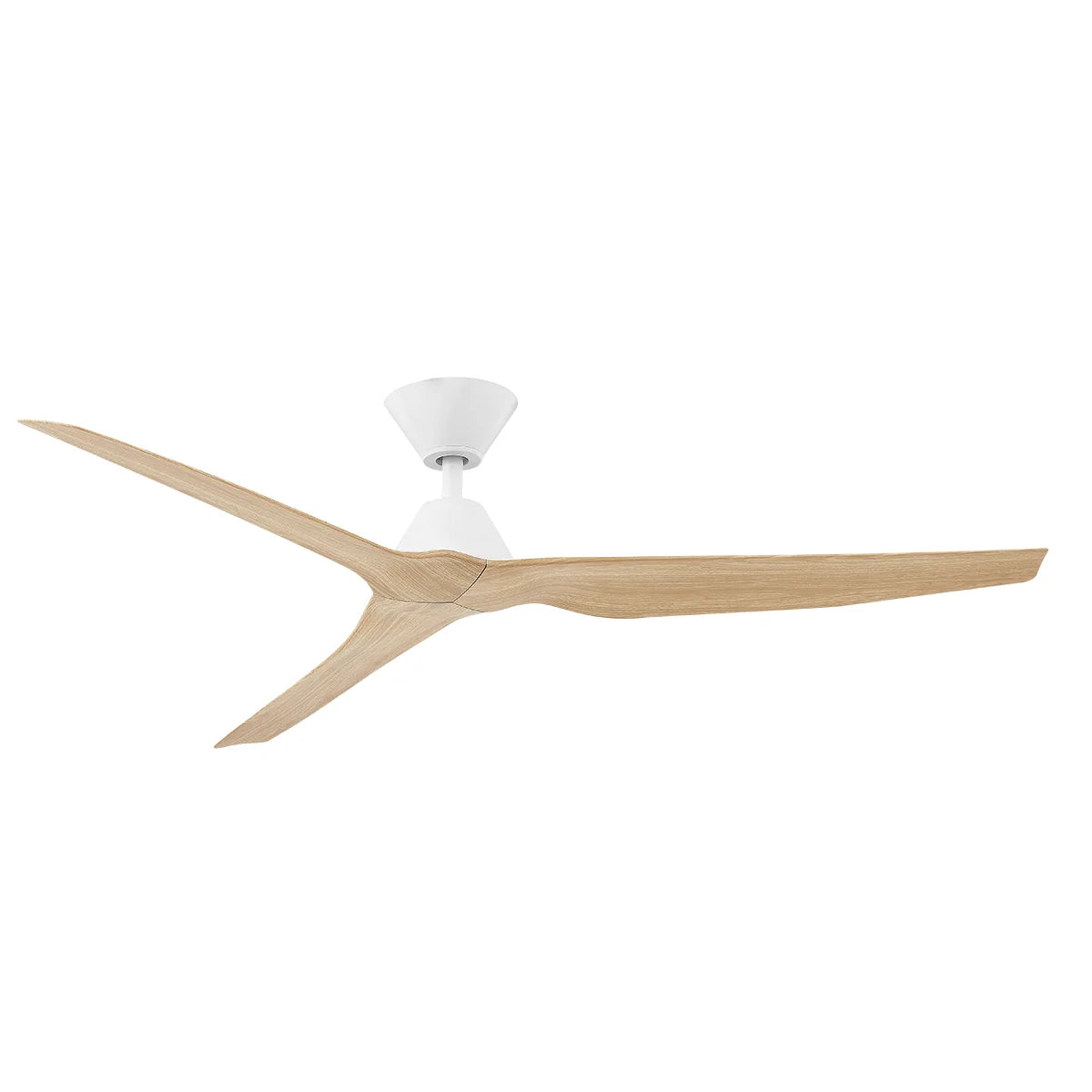 Fanco Infinity-iD DC Ceiling Fan - White with Beechwood Blades 60″-Fanco-Ozlighting.com.au