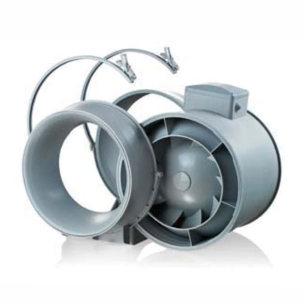 Fanco Mixflow Inline Fan - TT, 150 with Inbuilt Speed Switch & Plug-Fanco-Ozlighting.com.au