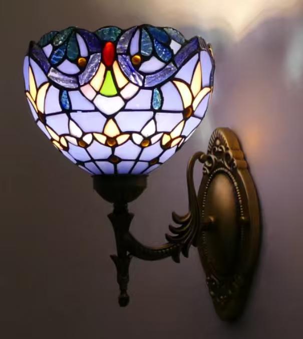 G&G Bros Camille Torchiere Wall Light - Sconce, Violet-G&G Bros.-Ozlighting.com.au