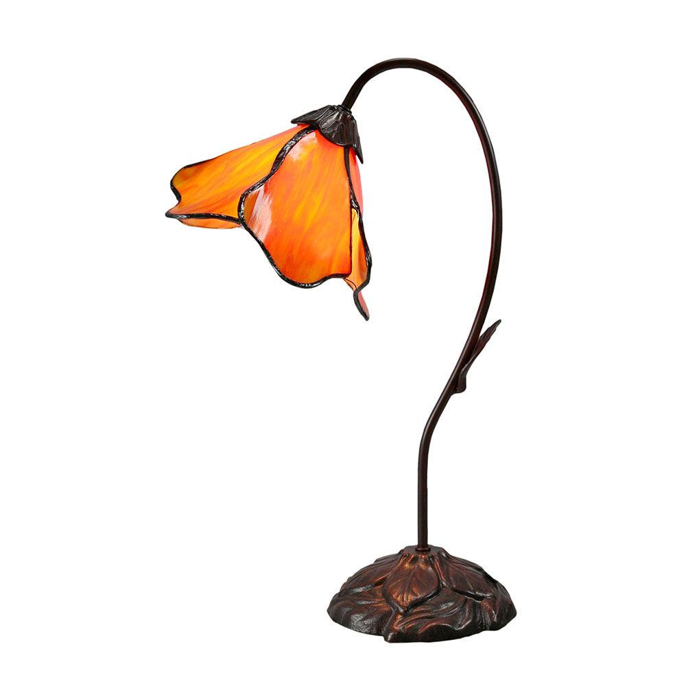 G&G Bros LOTUS TIFFANY Table Lamp - Single-G&G Bros.-Ozlighting.com.au