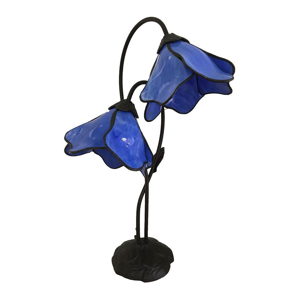 G&G Bros LOTUS TIFFANY Table Lamp - Twin-G&G Bros.-Ozlighting.com.au
