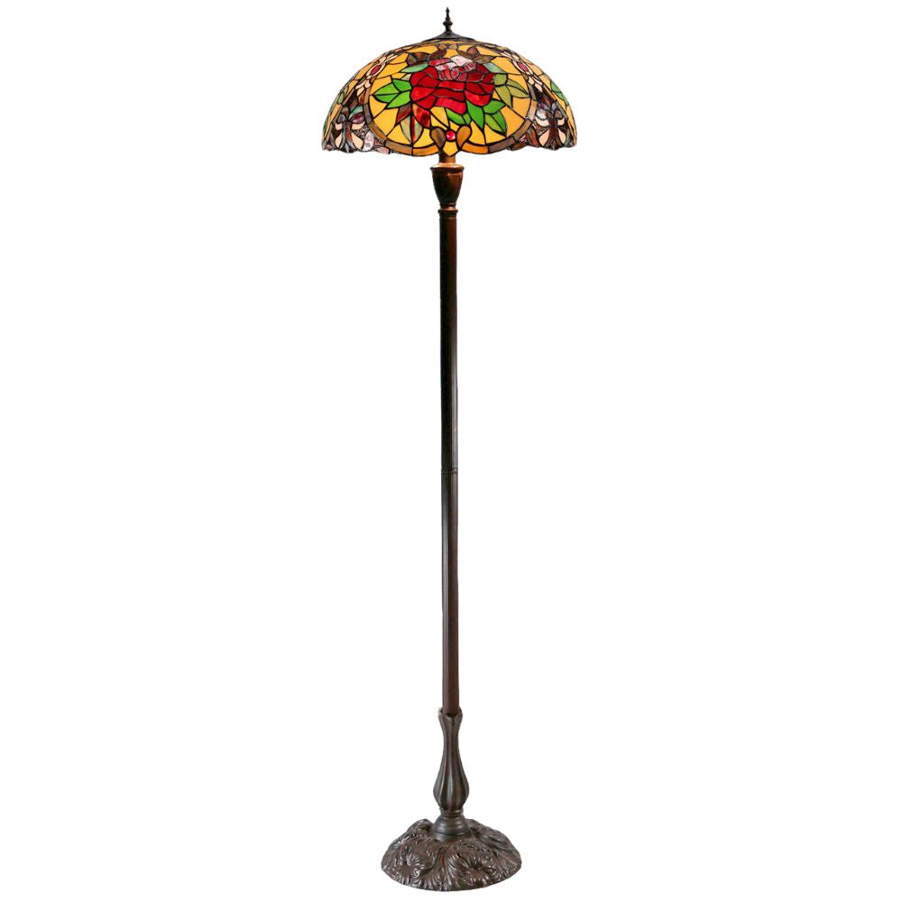 G&G Bros RED CAMELLIA - Floor Lamp-G&G Bros.-Ozlighting.com.au