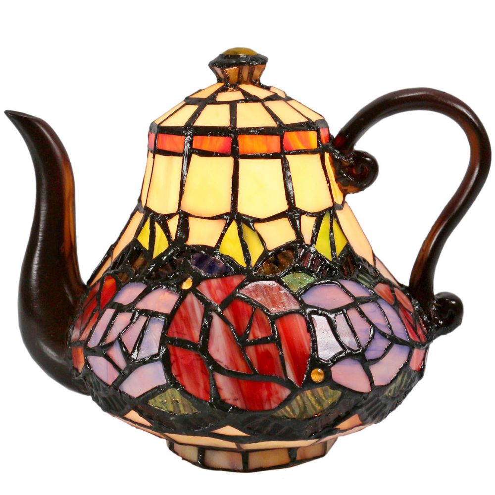 G&G Bros RED ROSE Lamp - Teapot-G&G Bros.-Ozlighting.com.au
