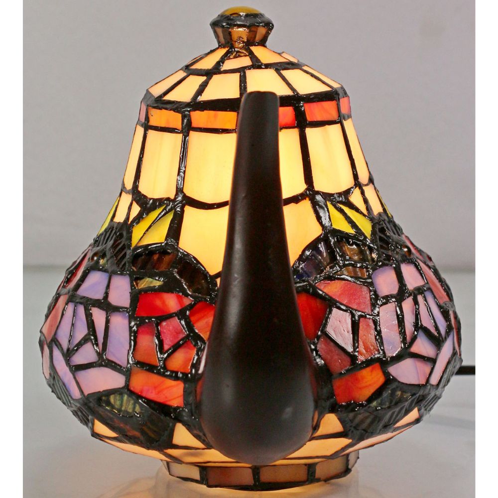 G&G Bros RED ROSE Lamp - Teapot-G&G Bros.-Ozlighting.com.au