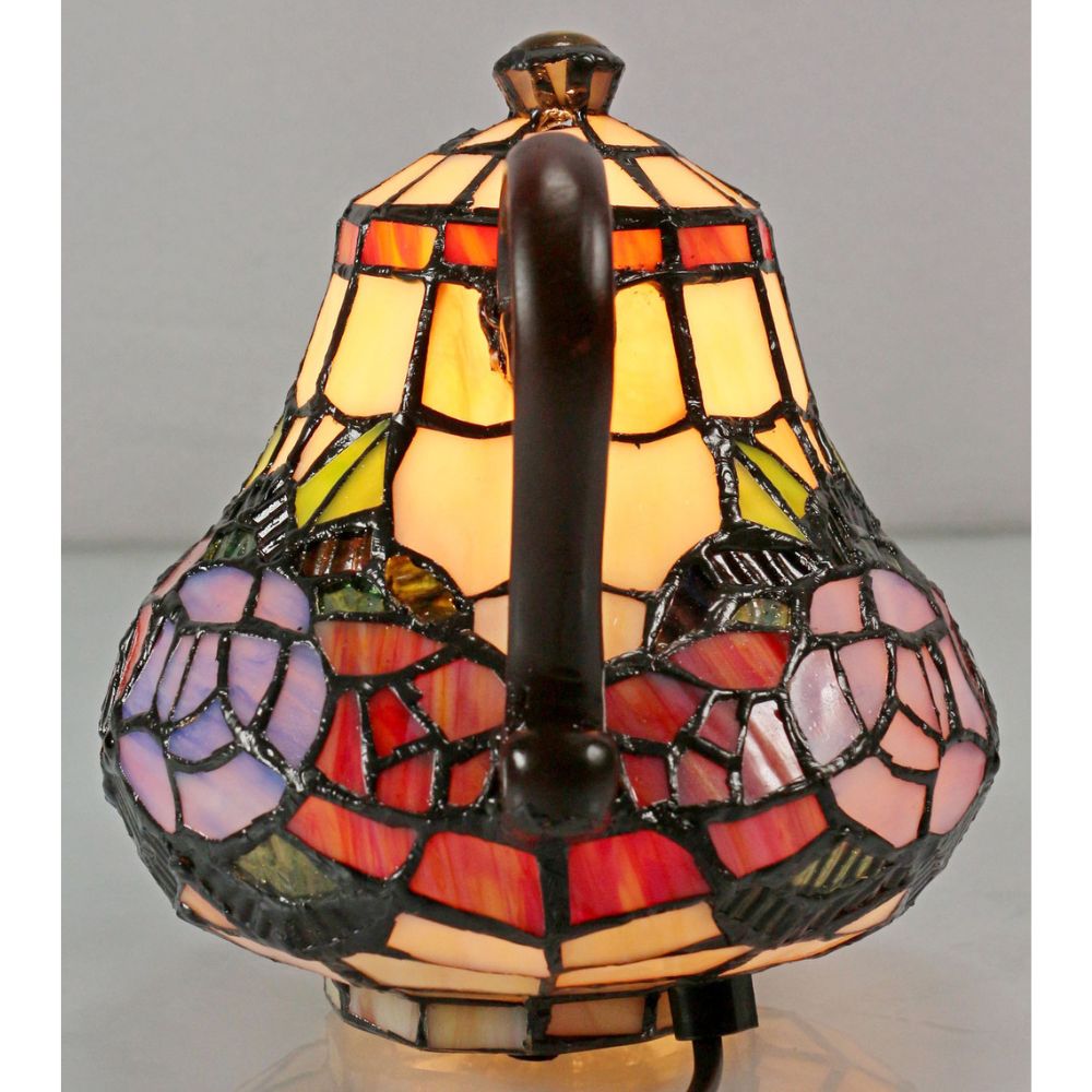 G&G Bros RED ROSE Lamp - Teapot-G&G Bros.-Ozlighting.com.au
