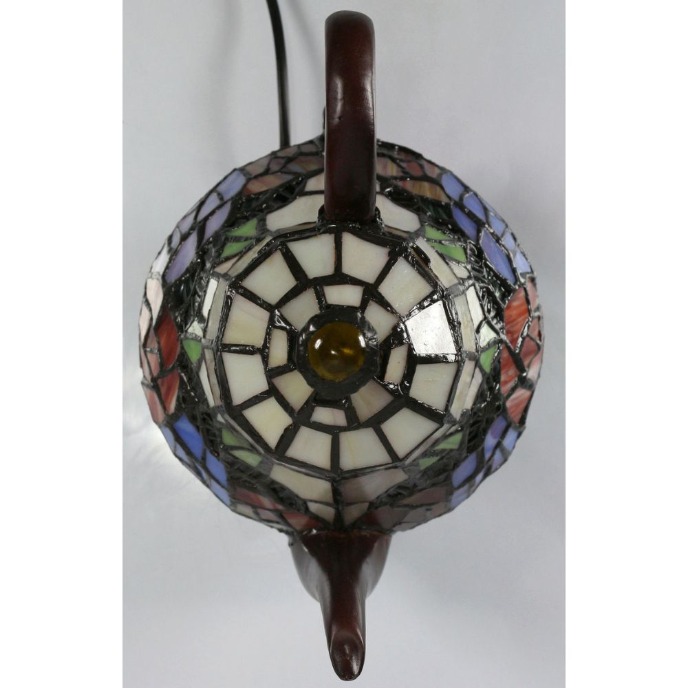 G&G Bros RED ROSE Lamp - Teapot-G&G Bros.-Ozlighting.com.au
