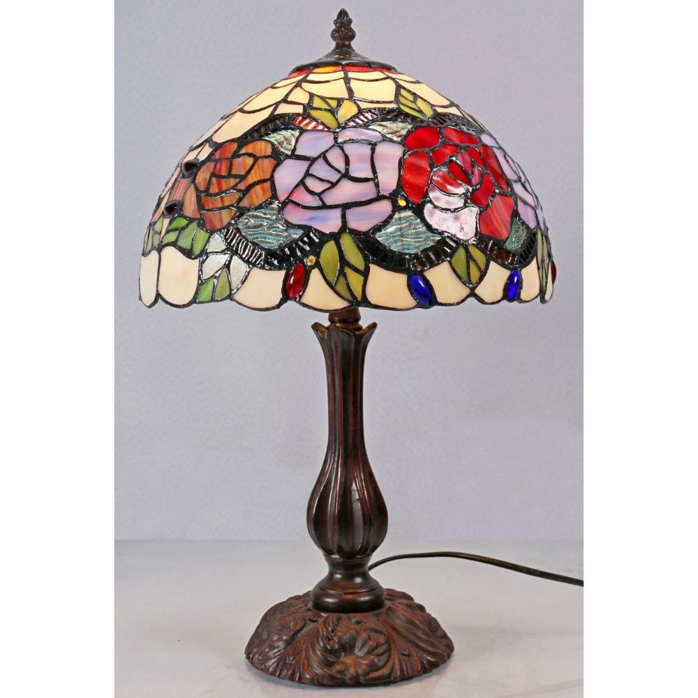 G&G Bros RED ROSE Table Lamp - S/L-G&G Bros.-Ozlighting.com.au