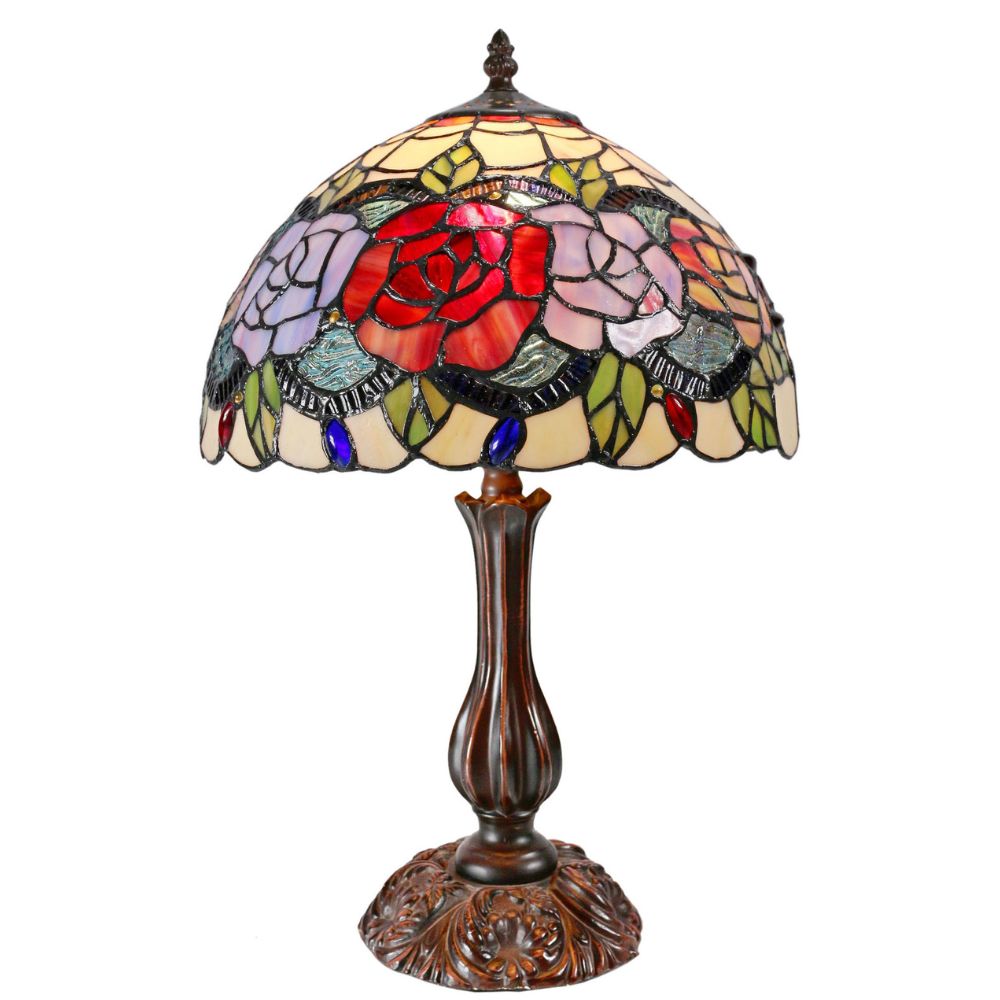 G&G Bros RED ROSE Table Lamp - S/L-G&G Bros.-Ozlighting.com.au