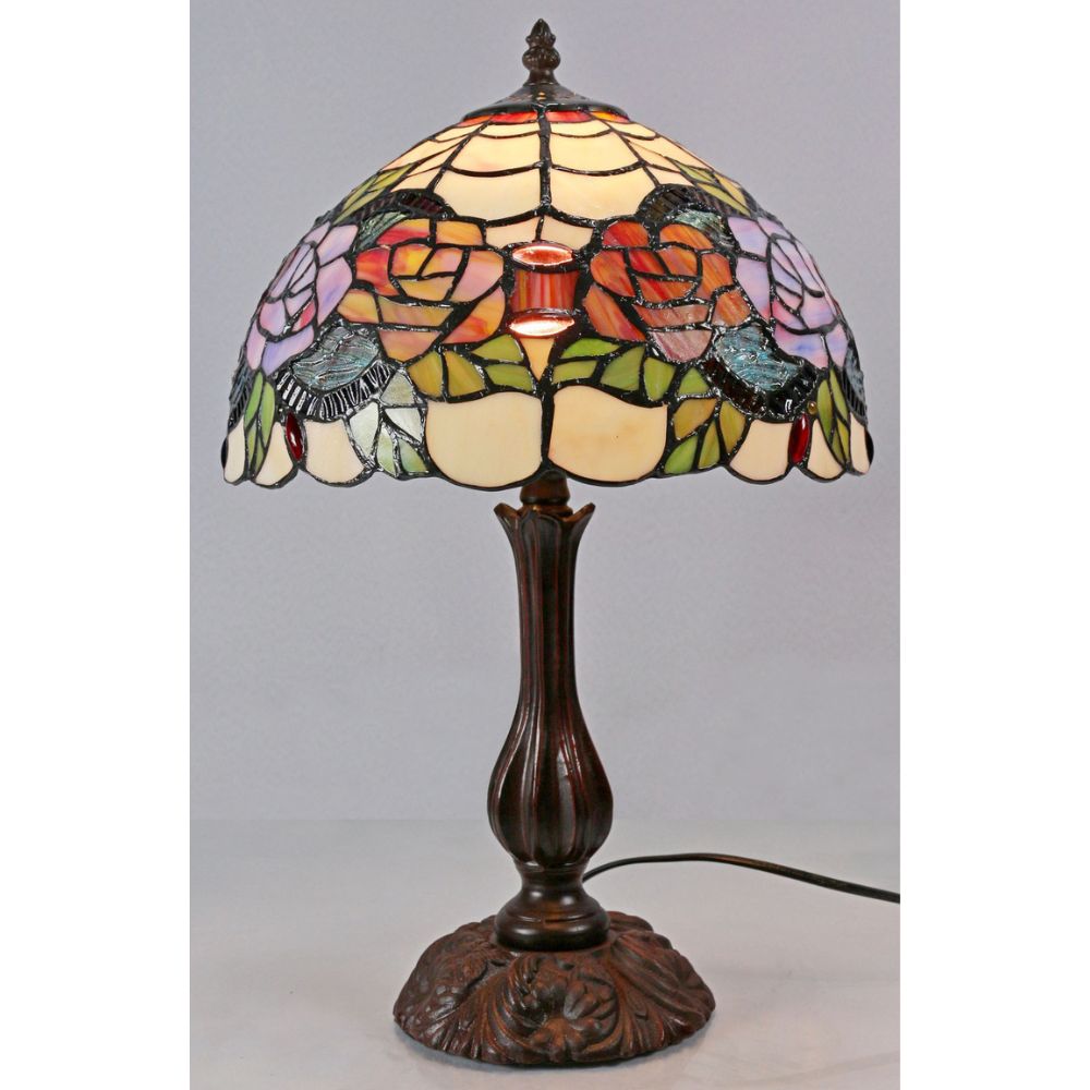 G&G Bros RED ROSE Table Lamp - S/L-G&G Bros.-Ozlighting.com.au
