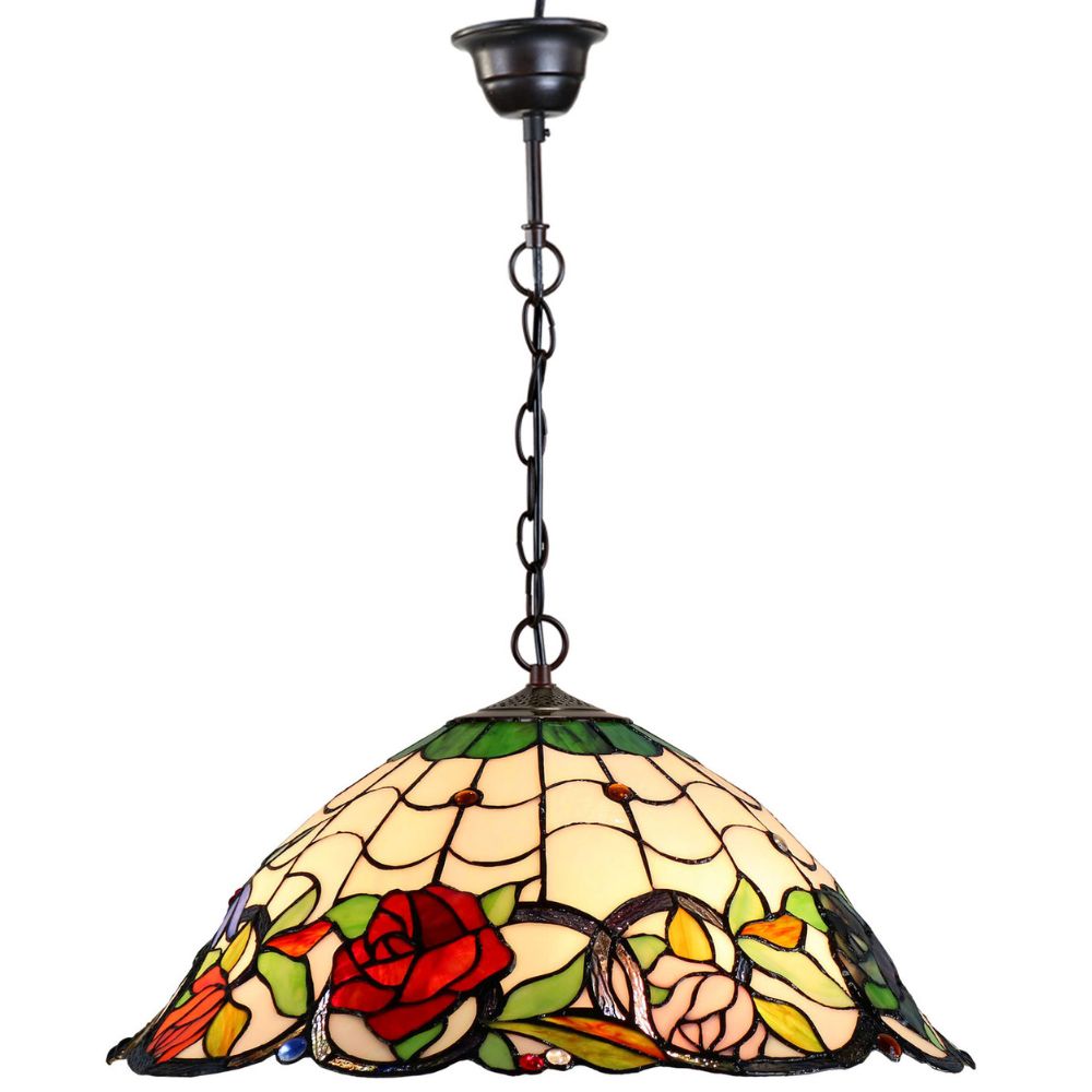 G&G Bros ROSE & DRAGONFLY Pendant - 3 Light-G&G Bros.-Ozlighting.com.au