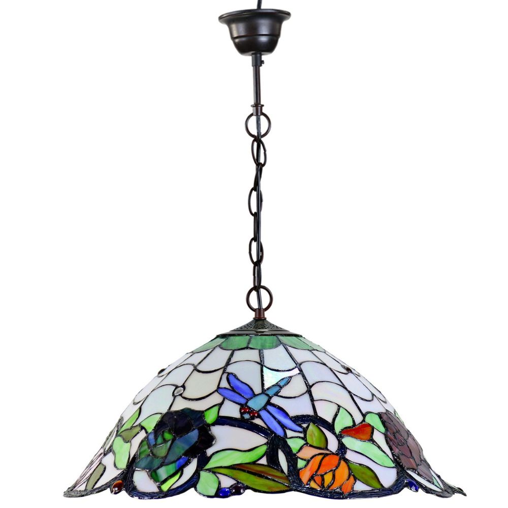 G&G Bros ROSE & DRAGONFLY Pendant - 3 Light-G&G Bros.-Ozlighting.com.au