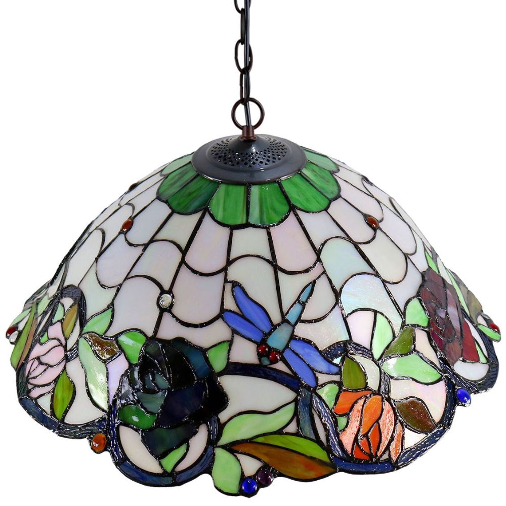 G&G Bros ROSE & DRAGONFLY Pendant - 3 Light-G&G Bros.-Ozlighting.com.au