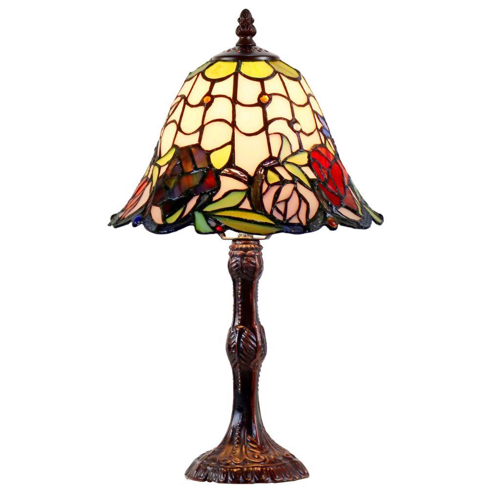G&G Bros ROSE & DRAGONFLY Table Lamp - S/L-G&G Bros.-Ozlighting.com.au