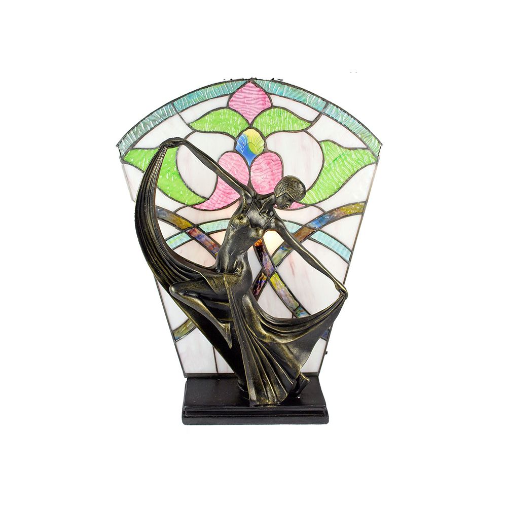 G&G Bros Table Lamp - 25W, Leadlight Art Deco-G&G Bros.-Ozlighting.com.au