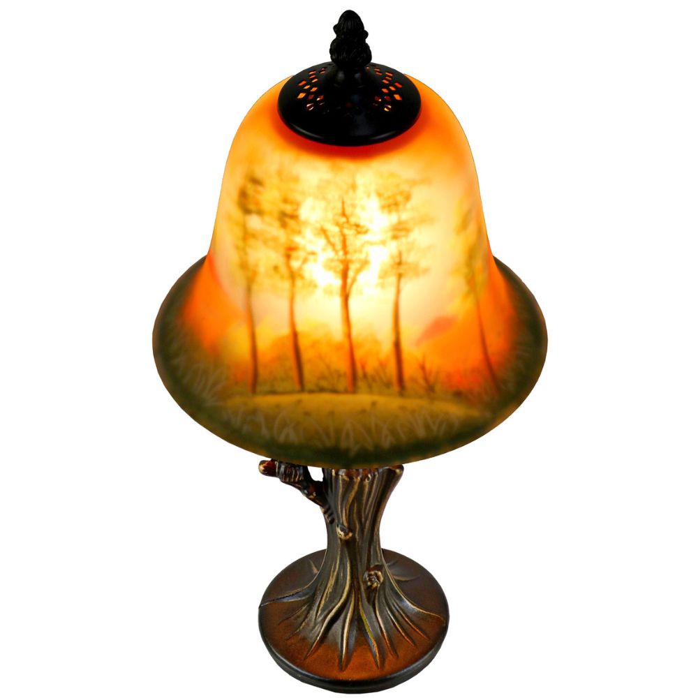 G&G Bros Table Lamp - Small, with Owl-G&G Bros.-Ozlighting.com.au