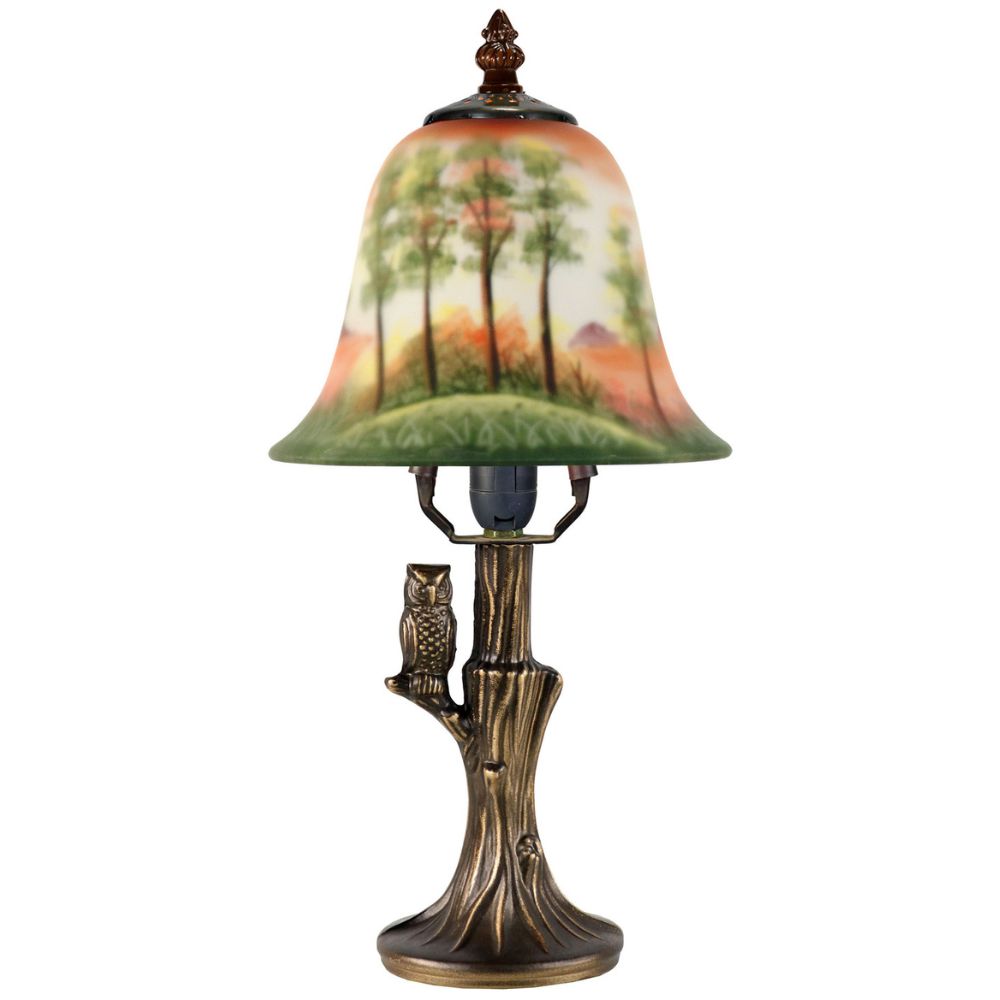 G&G Bros Table Lamp - Small, with Owl-G&G Bros.-Ozlighting.com.au