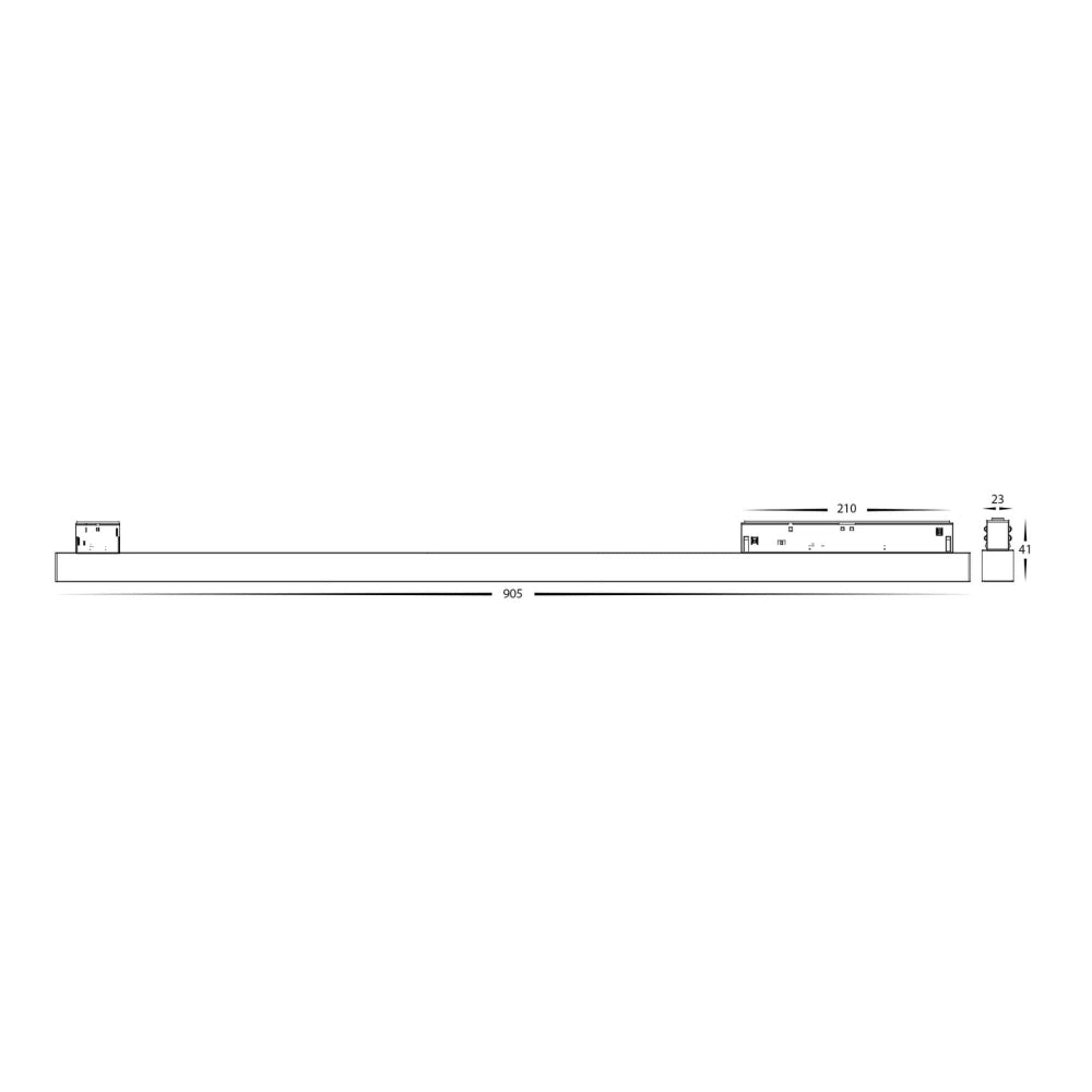 Havit - 14W/20W 48V DC Linear Track Light to suit Low Voltage Track System-Havit Lighting-Ozlighting.com.au