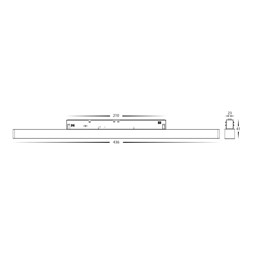 Havit - 24W 48V DC Linear Track Light to suit Low Voltage Track System-Havit Lighting-Ozlighting.com.au