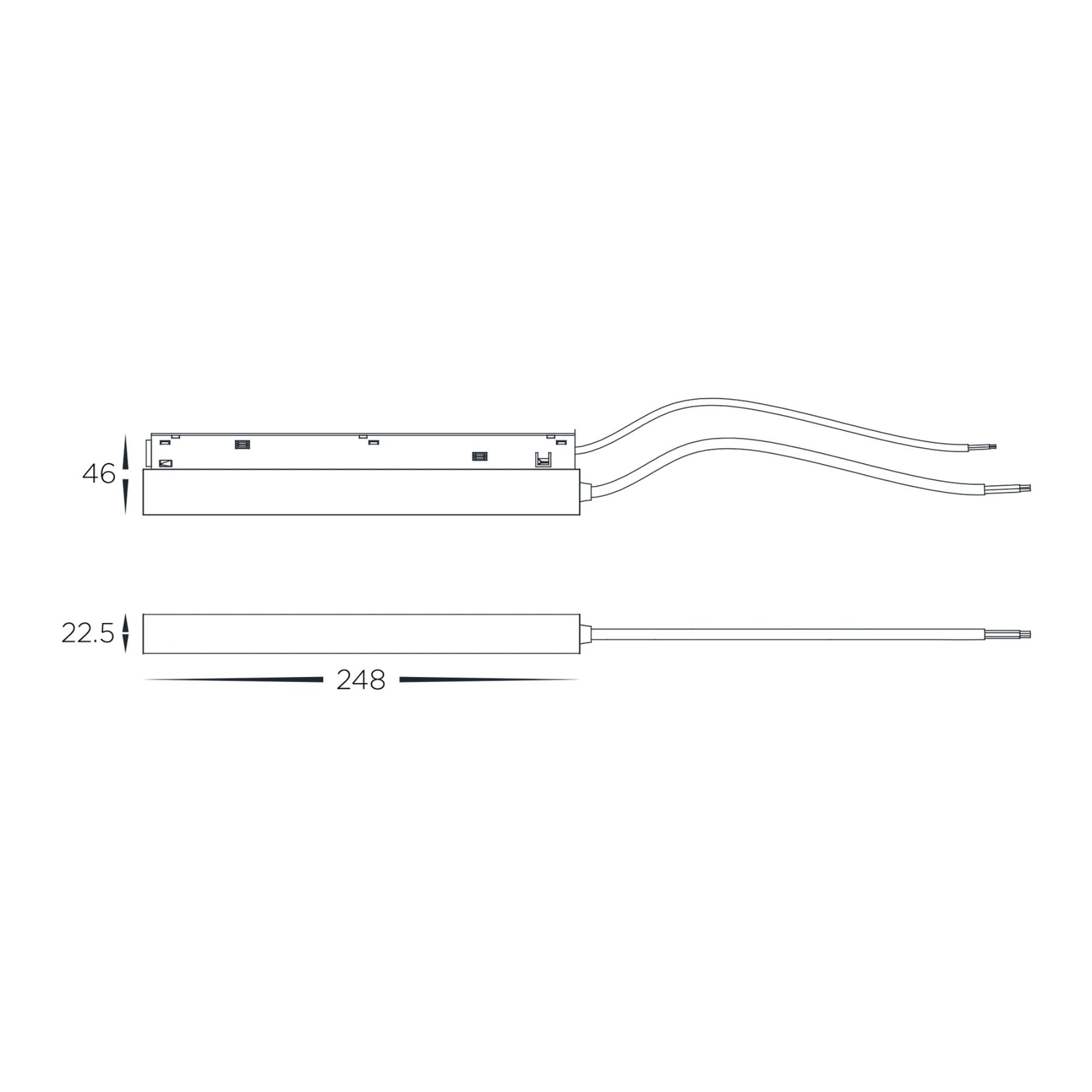 Havit - 48V DC Driver to suit Low Voltage Track System-Havit Lighting-Ozlighting.com.au