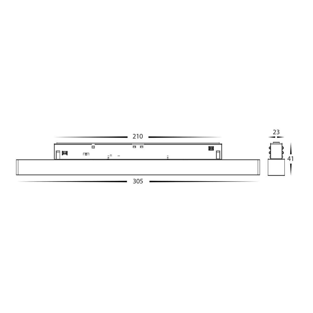 Havit - 7W/24W 48V DC Linear Track Light to suit Low Voltage Track System-Havit Lighting-Ozlighting.com.au
