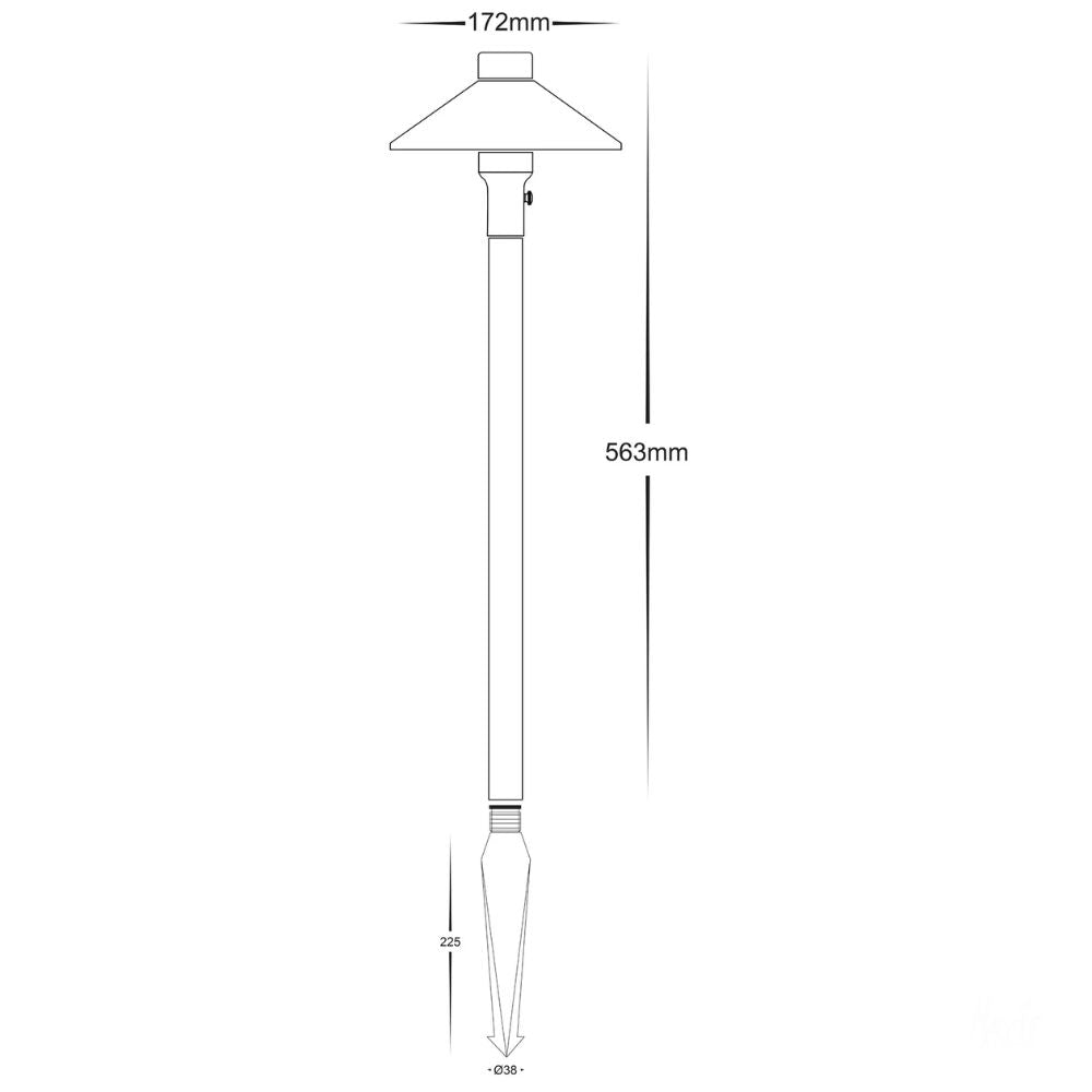 Havit ANTIC - 3.2W LED Garden Spike Lights IP54 - 12V DRIVER REQUIRED-Havit Lighting-Ozlighting.com.au