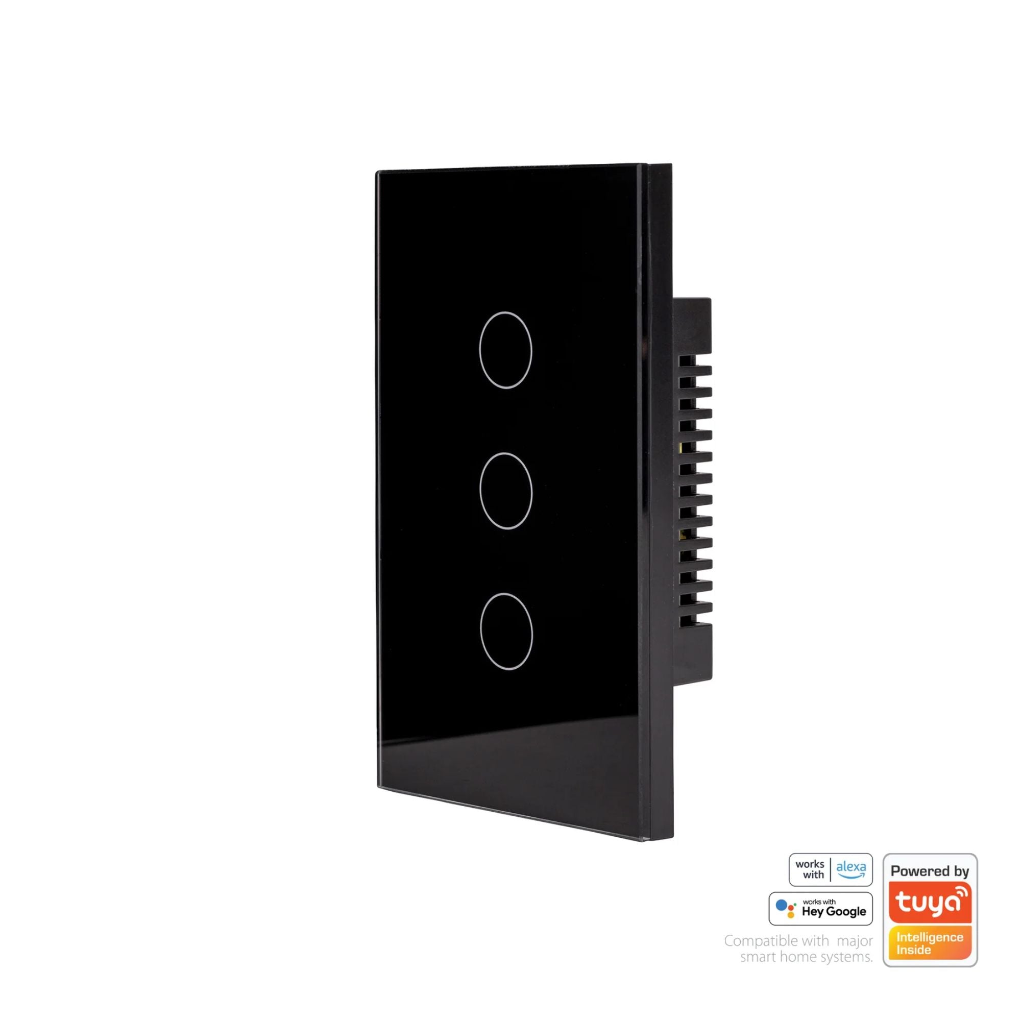 Havit - Black Wifi Gang Wall Switch-Havit Lighting-Ozlighting.com.au