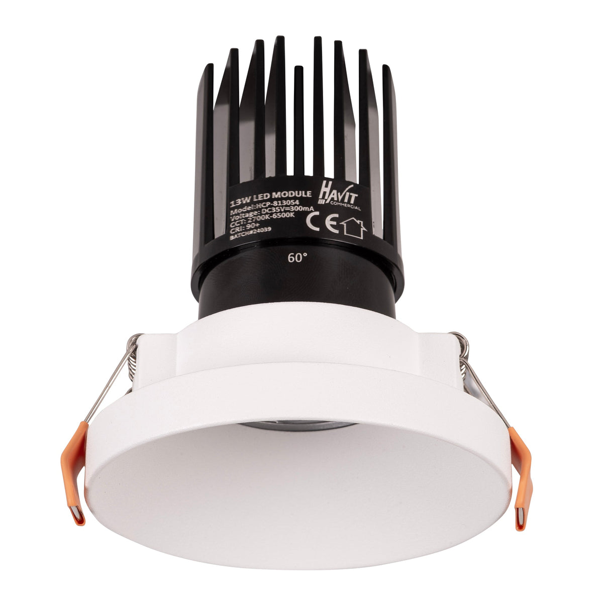 Havit Commercial HCP-81351513 LED Downlight - 13W, Tunable, DALI, Round, Recessed, White-Havit Commercial-Ozlighting.com.au