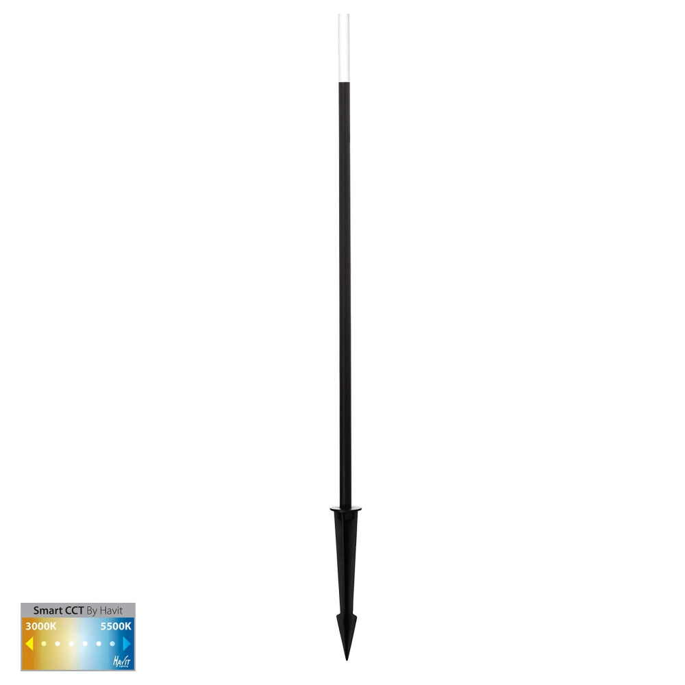 Havit DRIQUE - Black CCT LED Bollard Spike Light-Havit Lighting-Ozlighting.com.au