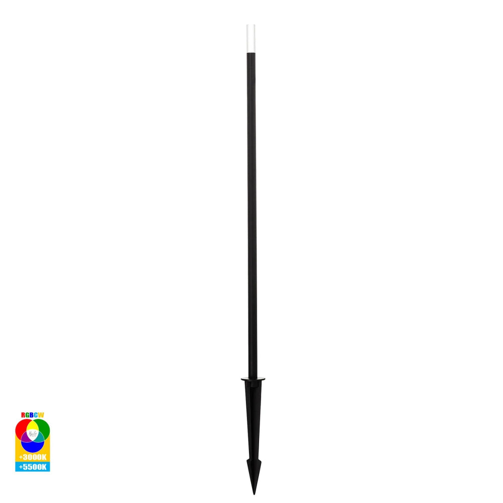 Havit DRIQUE - Black RGBCW LED Bollard Spike Light-Havit Lighting-Ozlighting.com.au