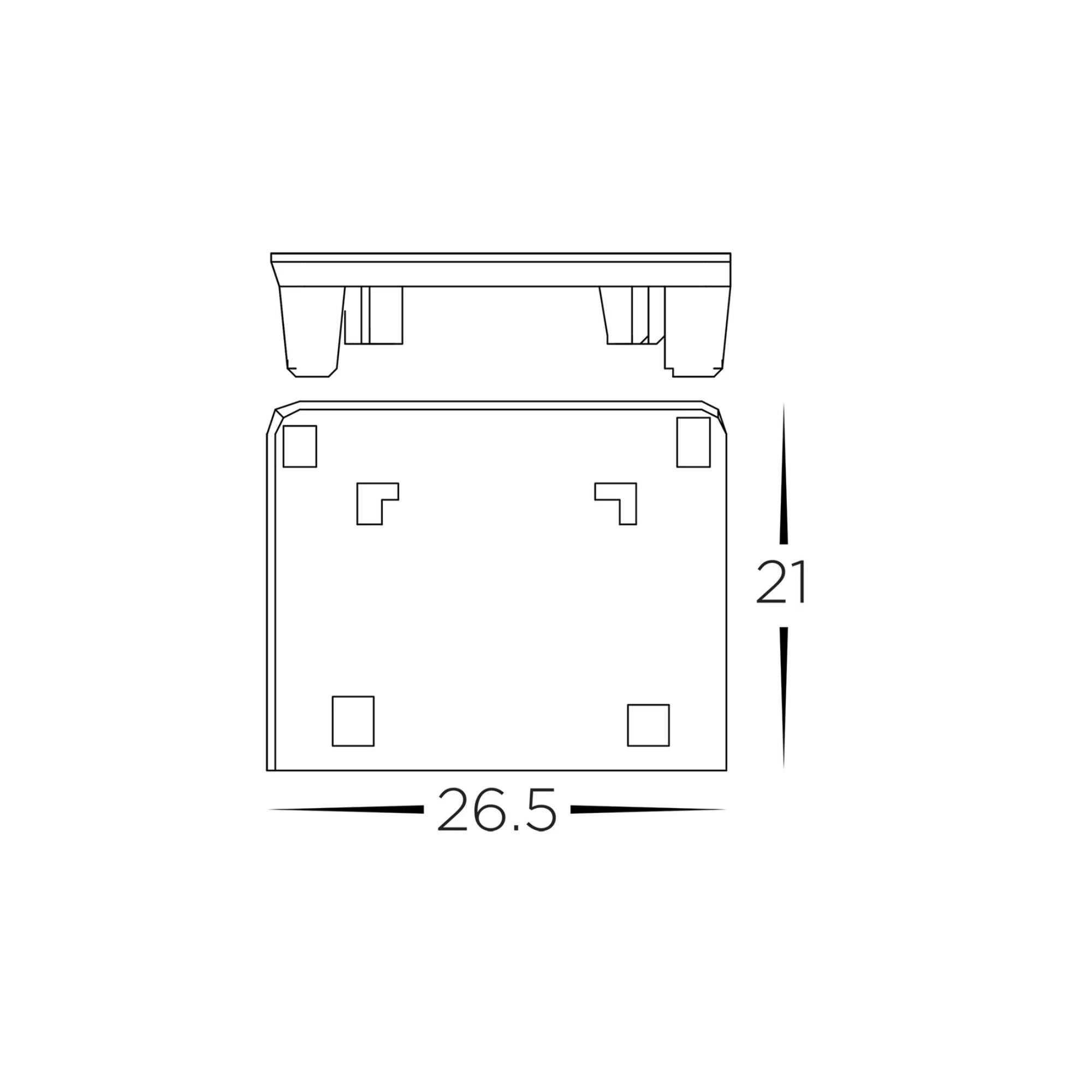 Havit - End Caps to suit Low Voltage Track Light-Havit Lighting-Ozlighting.com.au