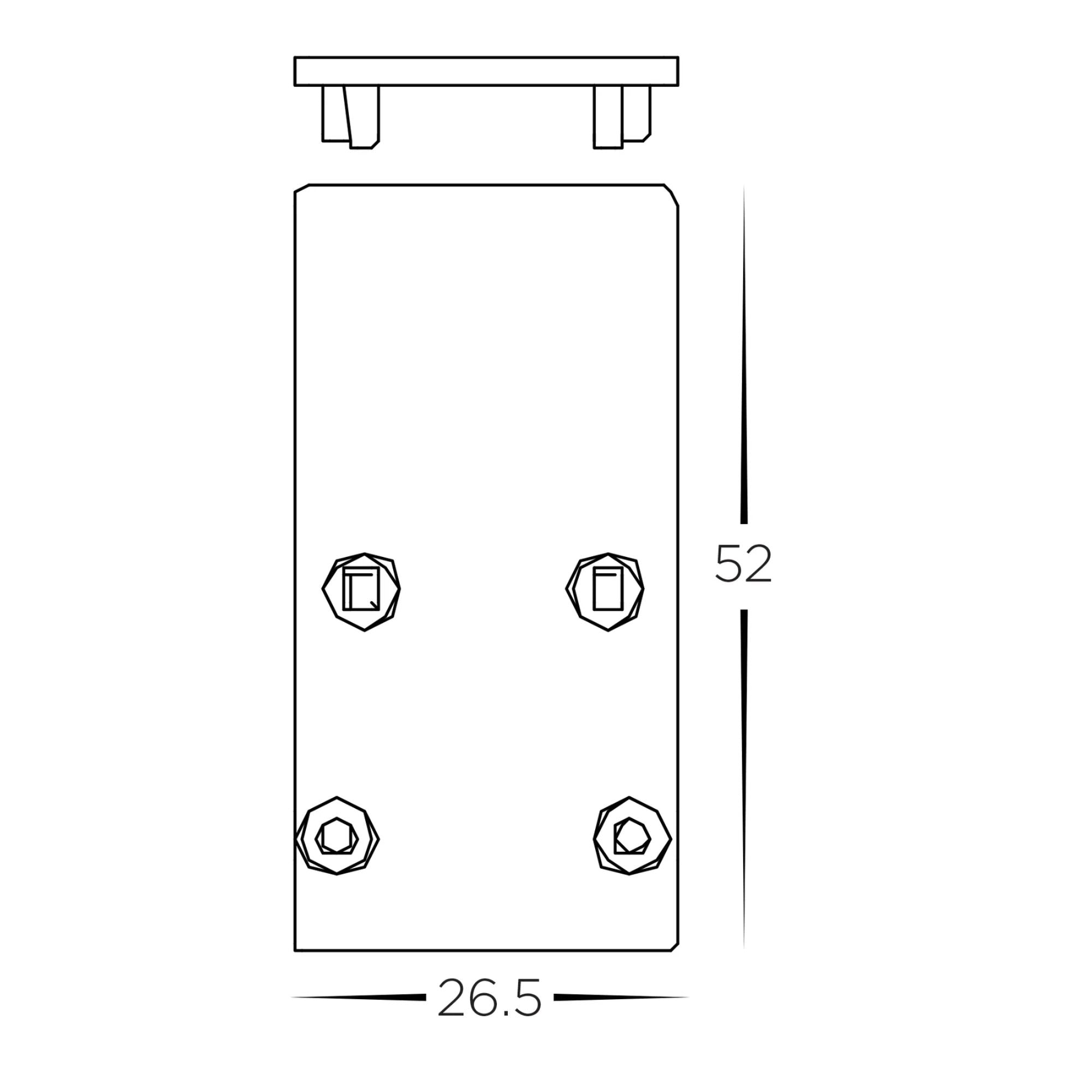 Havit - End Caps to suit Low Voltage Track Light-Havit Lighting-Ozlighting.com.au
