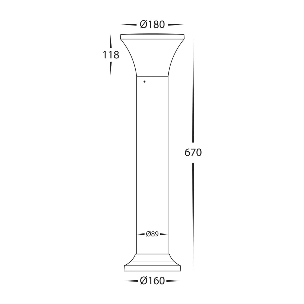 Havit FAVARA - 9W LED Bollard Light-Havit Lighting-Ozlighting.com.au