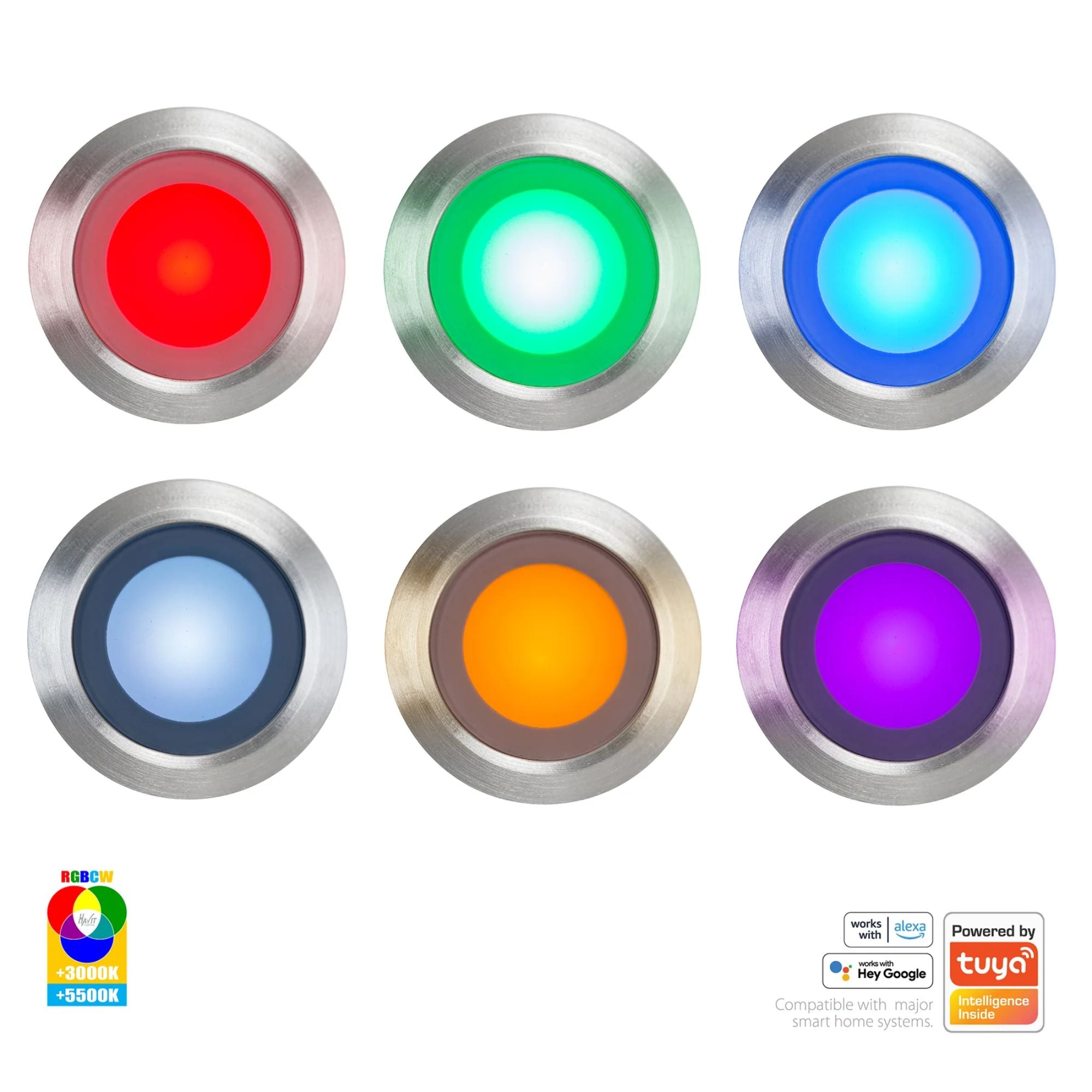 Havit FLAME - 3W CCT/RGBCW Deck Lights-Havit Lighting-Ozlighting.com.au