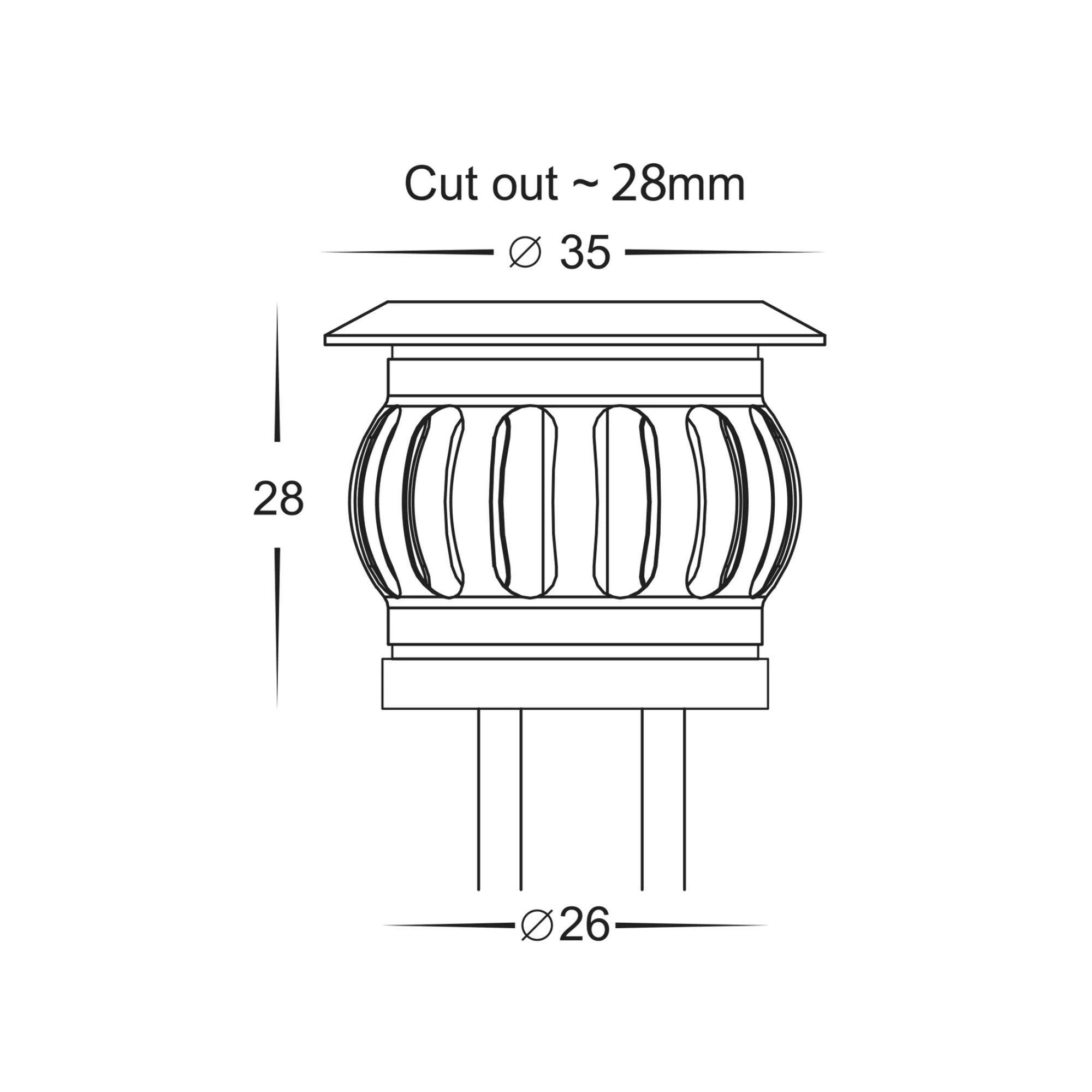 Havit FLAME - Single CCT/RGBCW Mini Deck Lights-Havit Lighting-Ozlighting.com.au