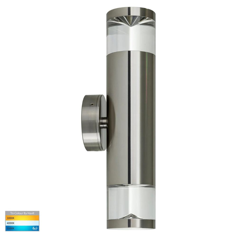 Havit HIGHLITE - 5W Aluminium Up And Down Pillar Wall Light 240V IP65-Havit Lighting-Ozlighting.com.au
