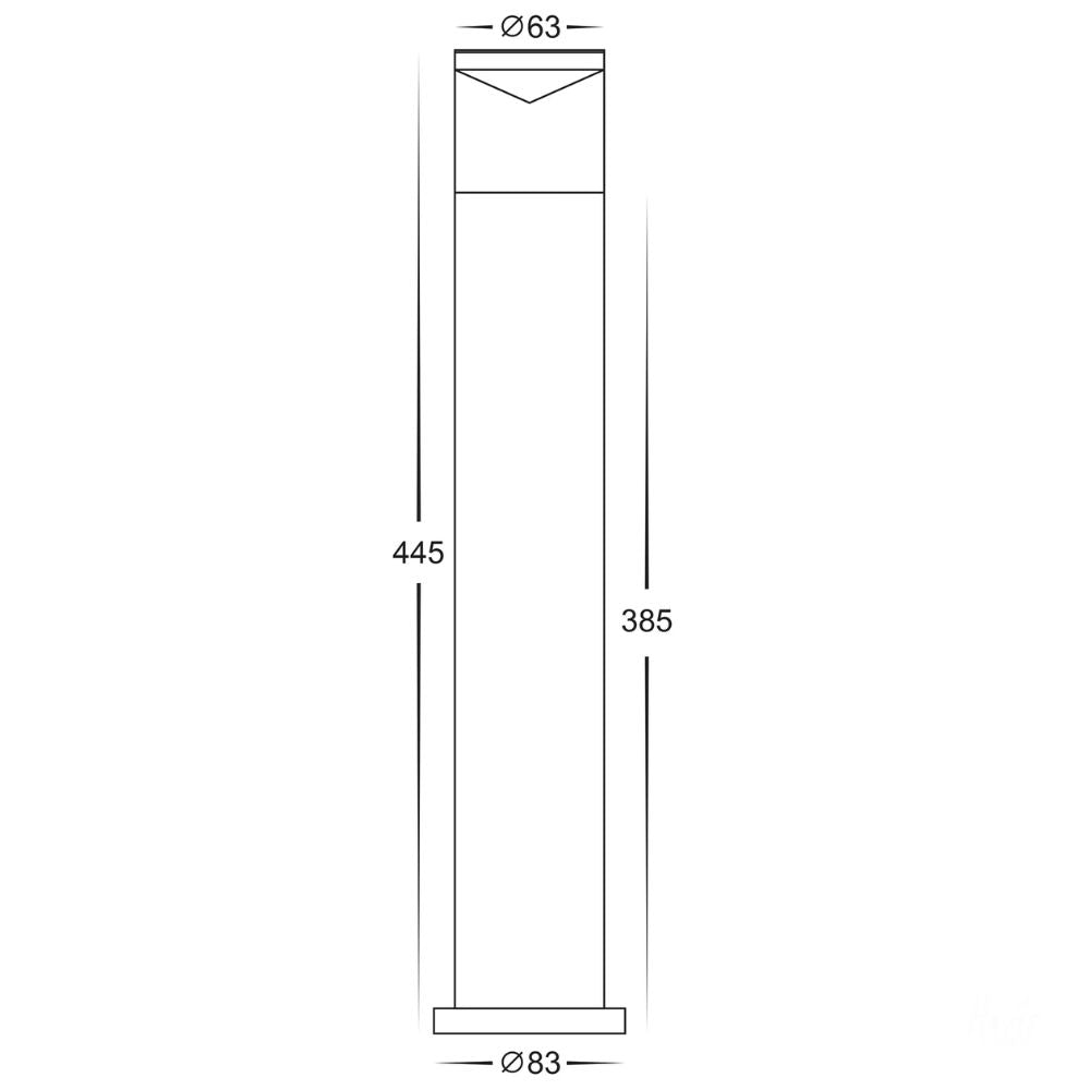 Havit HIGHLITE - 5W TRI Colour LED Bollard Lights IP54-Havit Lighting-Ozlighting.com.au