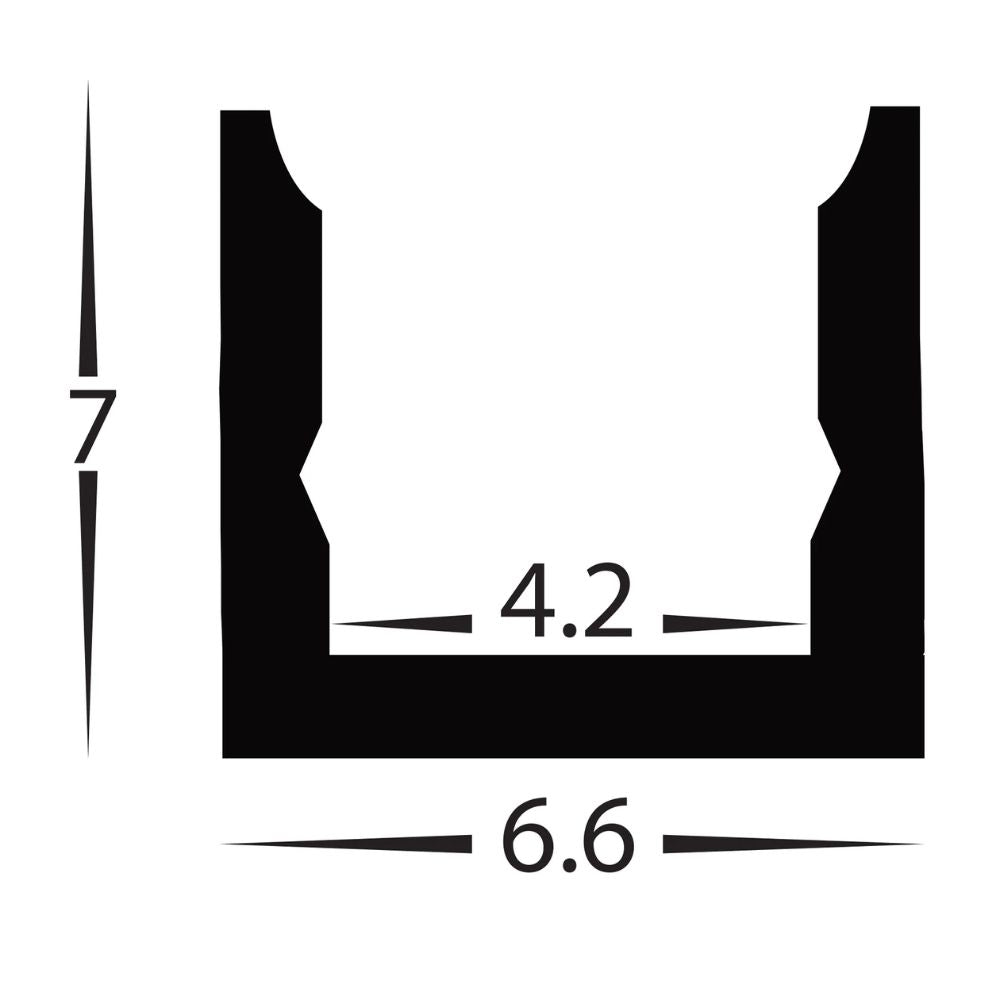 Havit HV9791-ALU - Aluminium Channel to suit HV9791 Flexible Neon LED Strip-Havit Lighting-Ozlighting.com.au