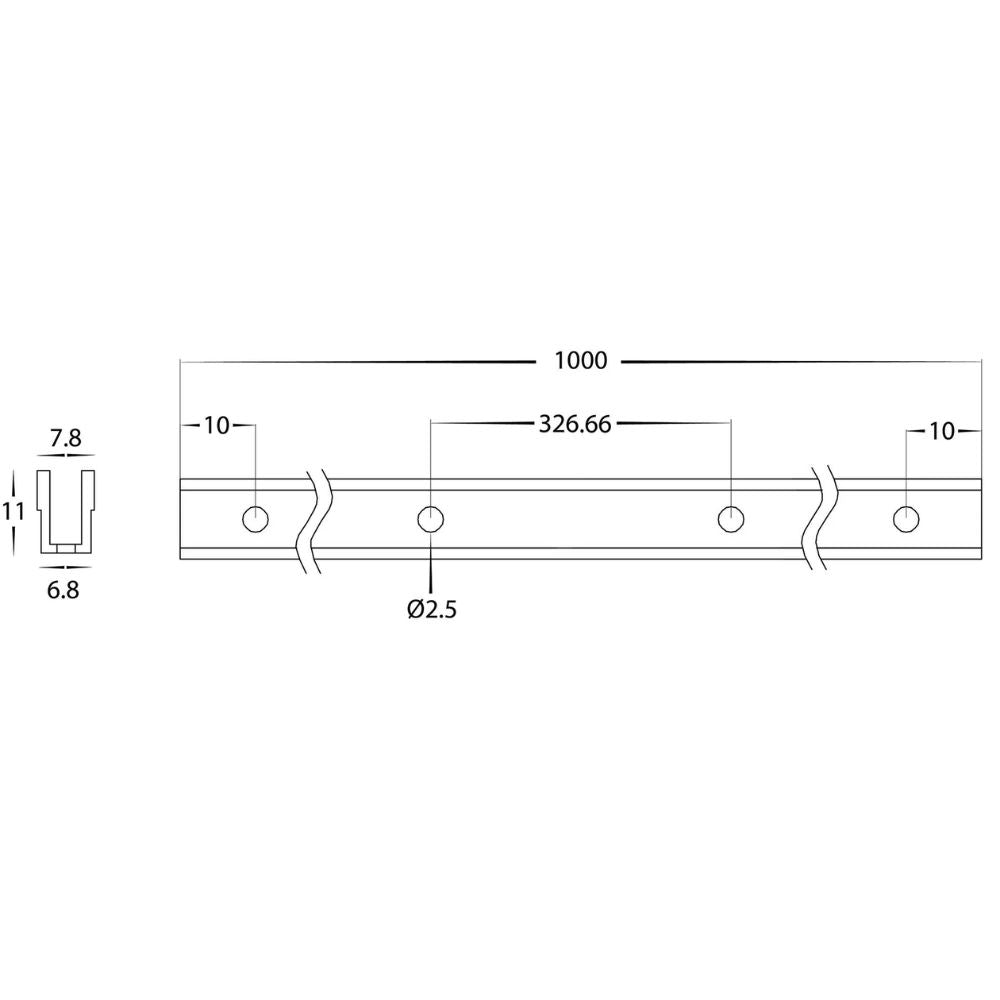 Havit HV9791 - PVC Channel to suit HV9791 Flexible Neon LED Strip-Havit Lighting-Ozlighting.com.au