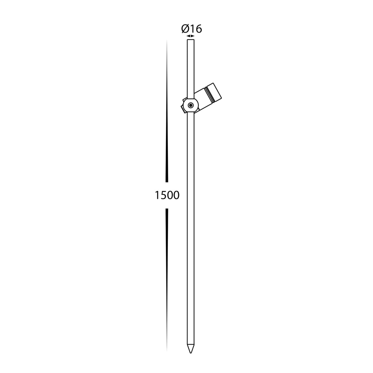 Havit LILLE Post - 1500mm, to suit HV1441T-BLK-Havit Lighting-Ozlighting.com.au