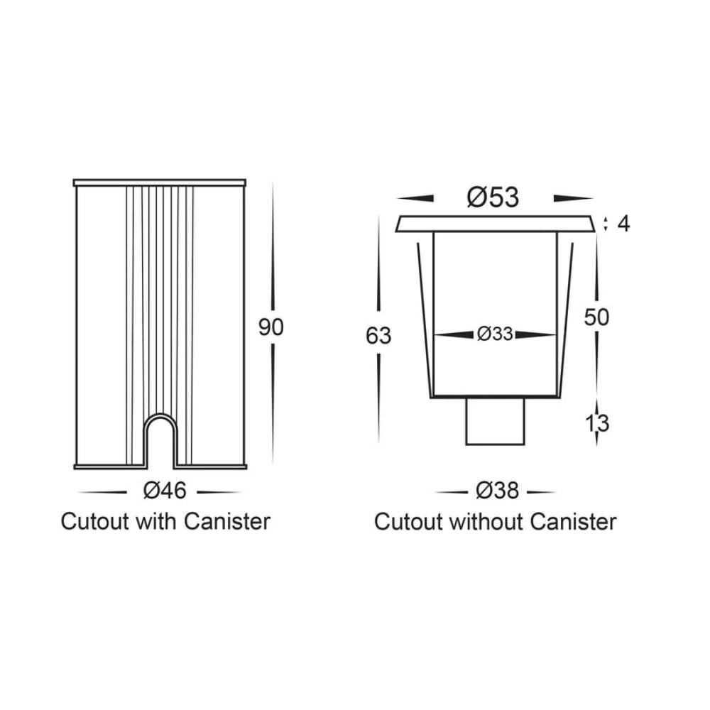 Havit MINI OLLO - 1W Step or Inground Light IP67 - 12V DRIVER REQUIRED-Havit Lighting-Ozlighting.com.au