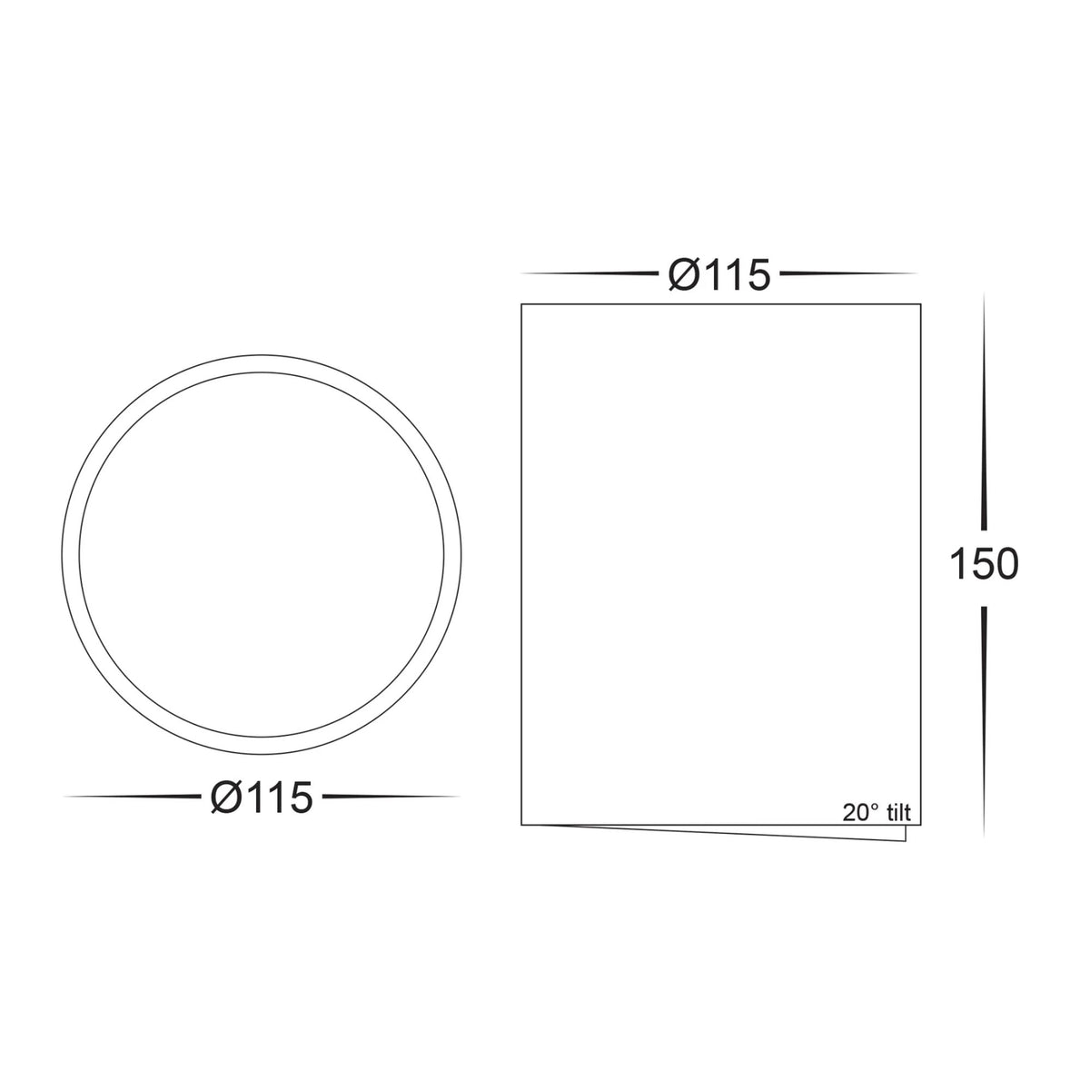 Havit NELLA Downlight - 18W, Adjustable, Surface Mounted - DRIVER REQUIRED-Havit Lighting-Ozlighting.com.au