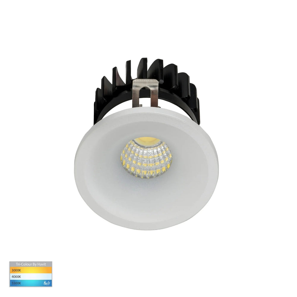 Havit Niche White Round Mini Recessed Downlight-Havit Lighting-Ozlighting.com.au