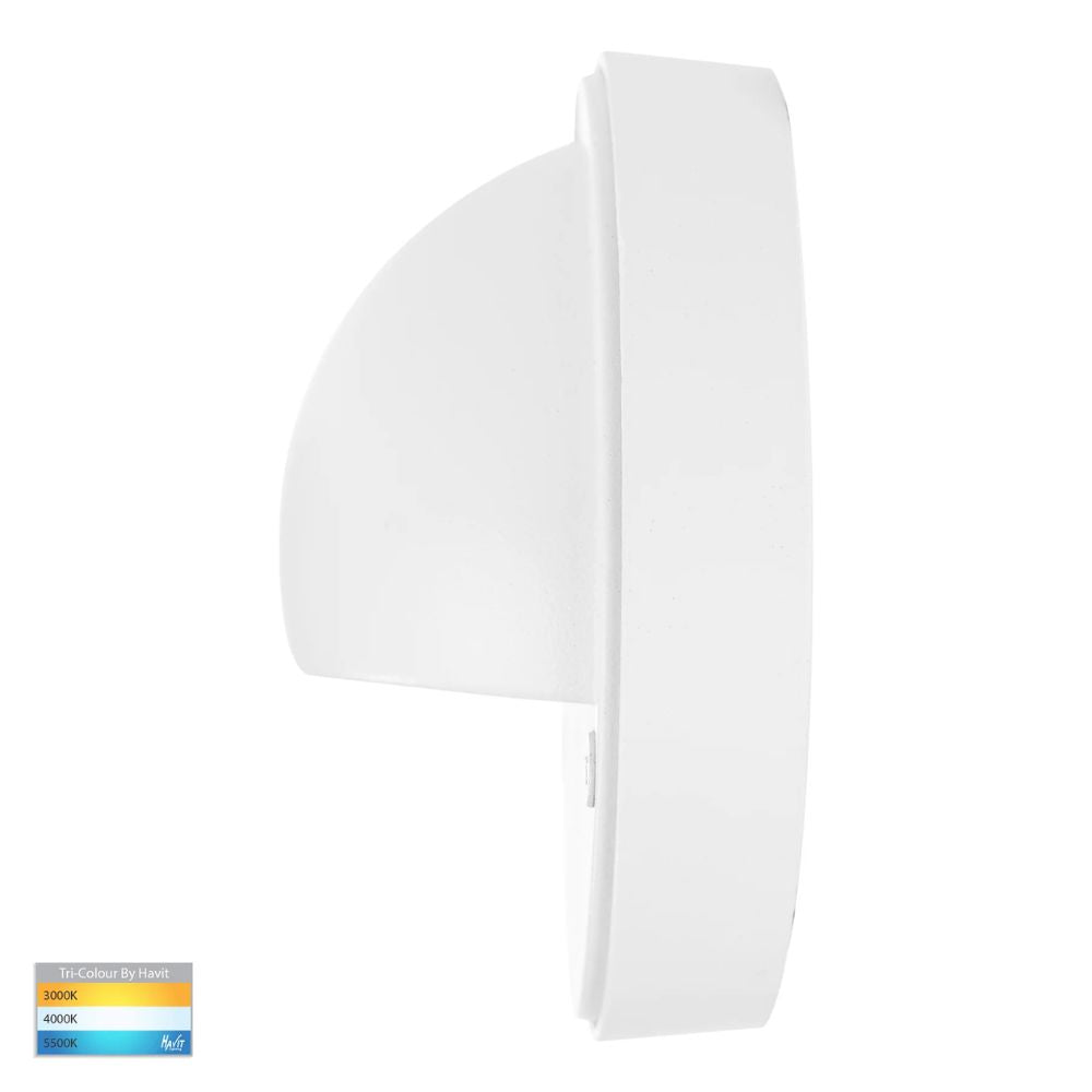 Havit PINTA - 2.3W LED Tri-Colour Metal Step Light with Eyelid IP65 - 12V DRIVER REQUIRED-Havit Lighting-Ozlighting.com.au
